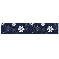 Blue Background Abstract Seamless Large Premium Plush Fleece Scarf 