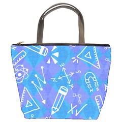 Background Abstract Texture Pattern Bucket Bag by Loisa77