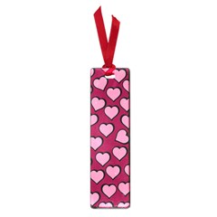 Pattern Pink Abstract Heart Small Book Marks by Loisa77