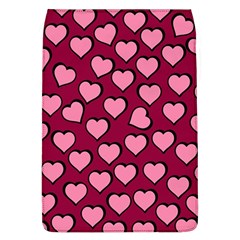 Pattern Pink Abstract Heart Removable Flap Cover (l) by Loisa77