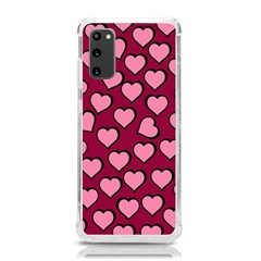 Pattern Pink Abstract Heart Samsung Galaxy S20 6 2 Inch Tpu Uv Case by Loisa77