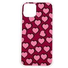 Pattern Pink Abstract Heart Iphone 12 Pro Max Tpu Uv Print Case by Loisa77