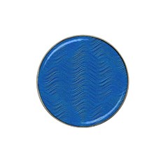 Blue Wave Abstract Texture Seamless Hat Clip Ball Marker by Loisa77