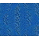 Blue Wave Abstract Texture Seamless Deluxe Canvas 14  x 11  (Stretched) 14  x 11  x 1.5  Stretched Canvas