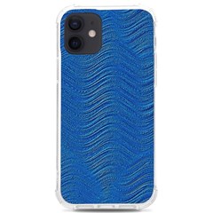 Blue Wave Abstract Texture Seamless Iphone 12/12 Pro Tpu Uv Print Case by Loisa77