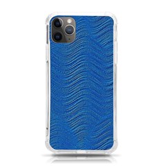 Blue Wave Abstract Texture Seamless Iphone 11 Pro Max 6 5 Inch Tpu Uv Print Case by Loisa77