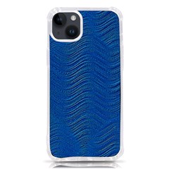 Blue Wave Abstract Texture Seamless Iphone 14 Plus Tpu Uv Print Case by Loisa77