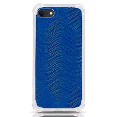 Blue Wave Abstract Texture Seamless Iphone Se by Loisa77