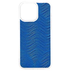 Blue Wave Abstract Texture Seamless Iphone 15 Pro Max Tpu Uv Print Case