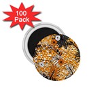 Leaf Yellow Point Flower White 1.75  Magnets (100 pack)  Front