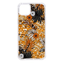 Leaf Yellow Point Flower White Iphone 14 Plus Tpu Uv Print Case by Loisa77