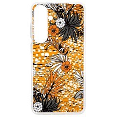 Leaf Yellow Point Flower White Samsung Galaxy S24 Ultra 6 9 Inch Tpu Uv Case by Loisa77