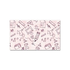 Background Pattern Doodle Wallpaper Sticker Rectangular (10 Pack) by Loisa77