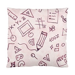 Background Pattern Doodle Wallpaper Standard Cushion Case (two Sides) by Loisa77