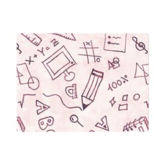 Background Pattern Doodle Wallpaper Premium Plush Fleece Blanket (mini) by Loisa77