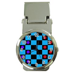 Background Pattern Geometric Game Money Clip Watches by Loisa77