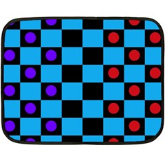 Background Pattern Geometric Game Two Sides Fleece Blanket (mini)