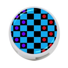 Background Pattern Geometric Game 4-port Usb Hub (one Side)