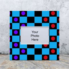 Background Pattern Geometric Game White Box Photo Frame 4  X 6  by Loisa77