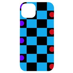 Background Pattern Geometric Game Iphone 14 Plus Black Uv Print Case by Loisa77