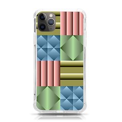 Patchwork Tile Pattern Mosaic Iphone 11 Pro Max 6 5 Inch Tpu Uv Print Case by Loisa77