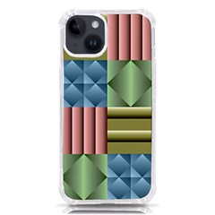 Patchwork Tile Pattern Mosaic Iphone 14 Tpu Uv Print Case by Loisa77