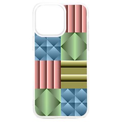 Patchwork Tile Pattern Mosaic Iphone 15 Plus Tpu Uv Print Case