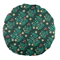 Illustration Pattern Seamless Large 18  Premium Flano Round Cushions by Loisa77