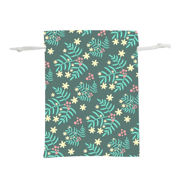 Illustration Pattern Seamless Lightweight Drawstring Pouch (L)