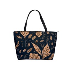 Background Pattern Leaves Texture Classic Shoulder Handbag by Loisa77