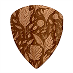 Background Pattern Leaves Texture Wood Guitar Pick (Set of 10) Front