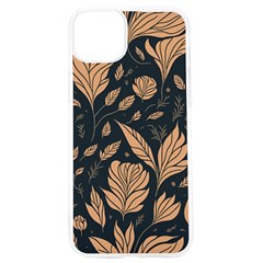 Background Pattern Leaves Texture Iphone 15 Pro Tpu Uv Print Case