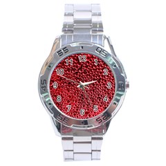 Drops Water Drop Trypophobia Stainless Steel Analogue Watch