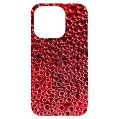 Drops Water Drop Trypophobia Iphone 14 Pro Black Uv Print Case by Loisa77