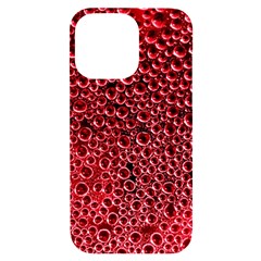 Drops Water Drop Trypophobia Iphone 14 Pro Max Black Uv Print Case by Loisa77