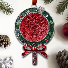 Drops Water Drop Trypophobia Metal X mas Lollipop With Crystal Ornament by Loisa77