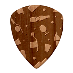 Pattern Seamless Background Texture Wood Guitar Pick (set Of 10)