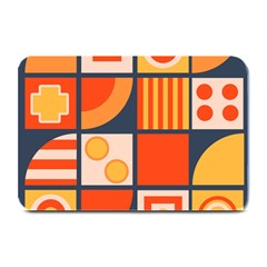 Square Shapes Pattern Design Plate Mats by Loisa77