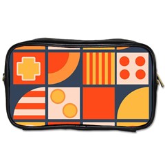 Square Shapes Pattern Design Toiletries Bag (one Side) by Loisa77