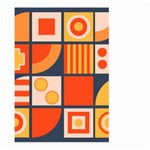 Square Shapes Pattern Design Large Garden Flag (Two Sides) Front