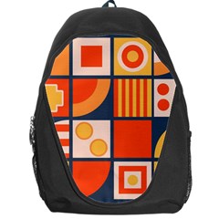 Square Shapes Pattern Design Backpack Bag by Loisa77