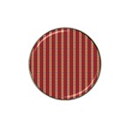 Template Background Red Strip Hat Clip Ball Marker Front