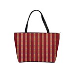 Template Background Red Strip Classic Shoulder Handbag Front