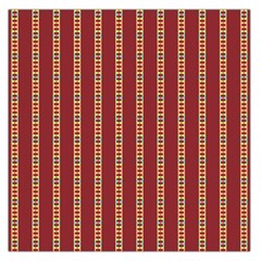 Template Background Red Strip Square Satin Scarf (36  x 36 )