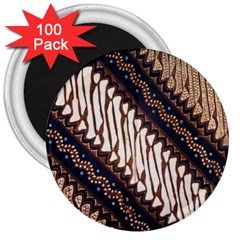 Batik Indonesian Culture Indonesia Authentic 3  Magnets (100 Pack) by Perong