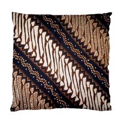 Batik Indonesian Culture Indonesia Authentic Standard Cushion Case (two Sides) by Perong