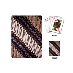 Batik Indonesian Culture Indonesia Authentic Playing Cards Single Design (mini)