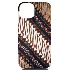 Batik Indonesian Culture Indonesia Authentic Iphone 14 Black Uv Print Case by Perong