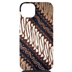 Batik Indonesian Culture Indonesia Authentic Iphone 14 Plus Black Uv Print Case by Perong