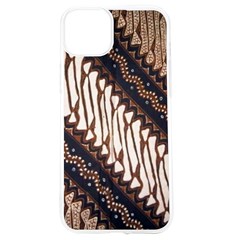 Batik Indonesian Culture Indonesia Authentic Iphone 15 Tpu Uv Print Case by Perong